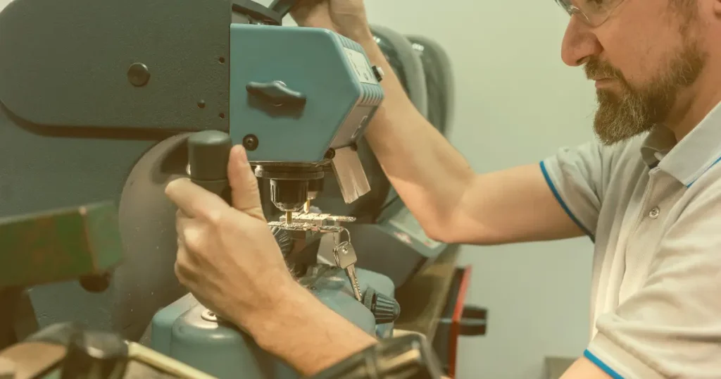 Cerrajero duplicando llave en Colombia con servicio 24 horas