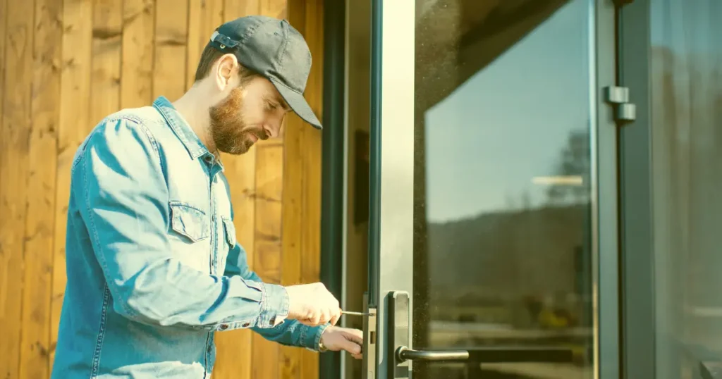 reforzar seguridad puerta principal en Colombia con cerradura y marco seguro